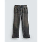 Slim-fit Washed Denim Jeans With Pocket Detailing