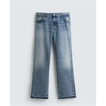 Slim-fit Washed Denim Jeans With Pocket Detailing